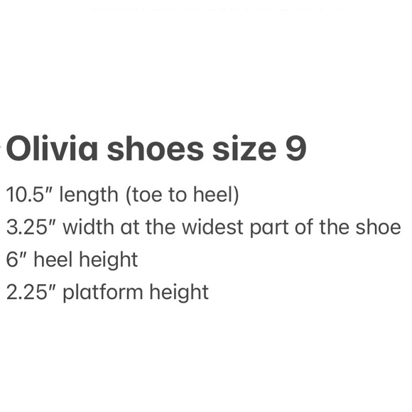 Olivia rose gold rhinestoned platform heels / size 9 / Excellent condition - Picture 12 of 14